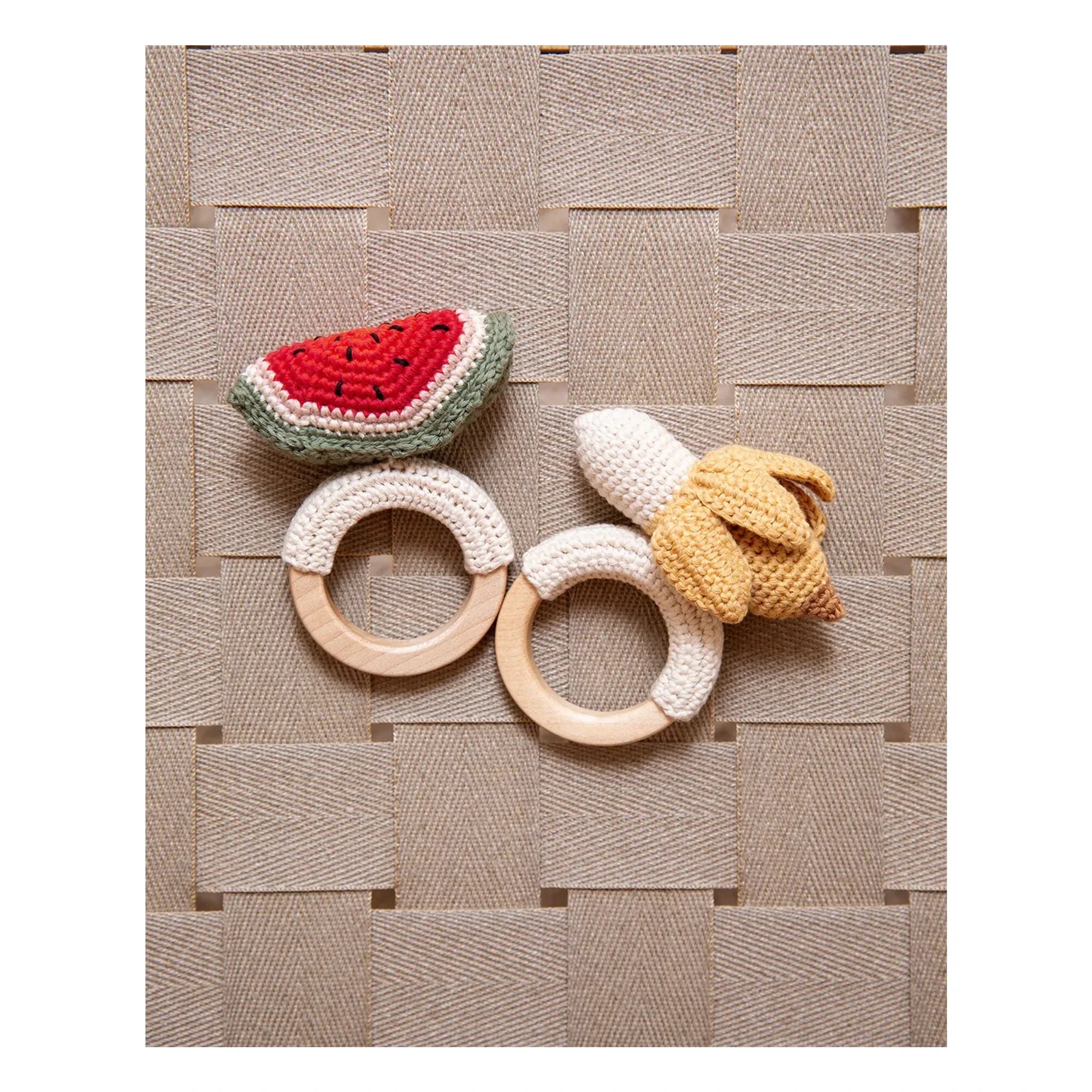 Patti Oslo - Beißring Banane | Gelb