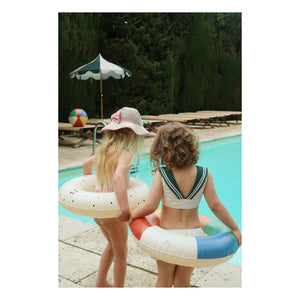 Konges Sløjd - Matrosen-Badeanzug aus recycelten Fasern | Ecru