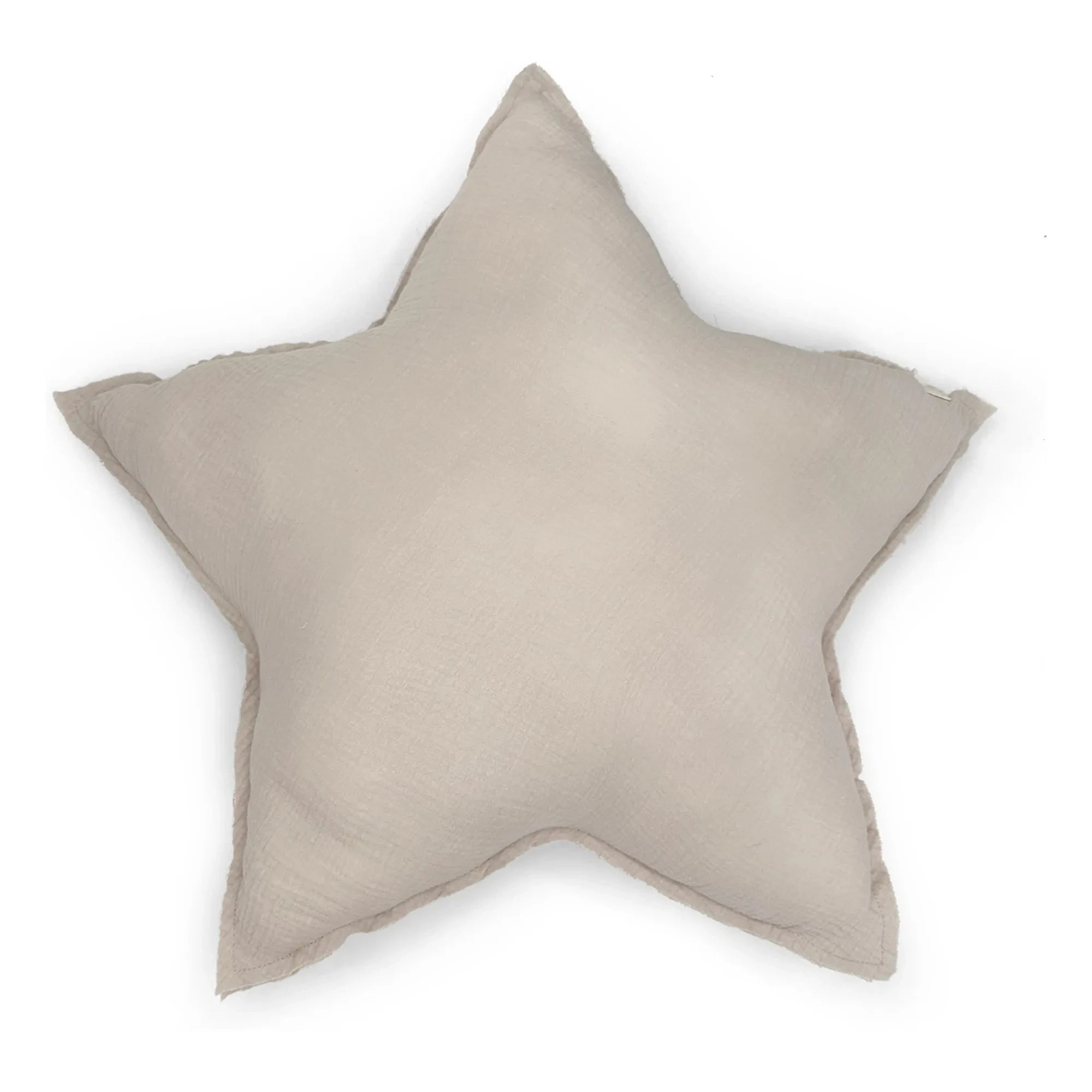 Babyshower - Großes Etoile Kissen | Beige