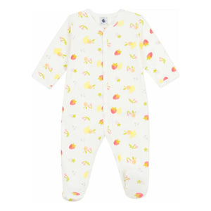 Petit Bateau - Strampler Früchte | Ecru