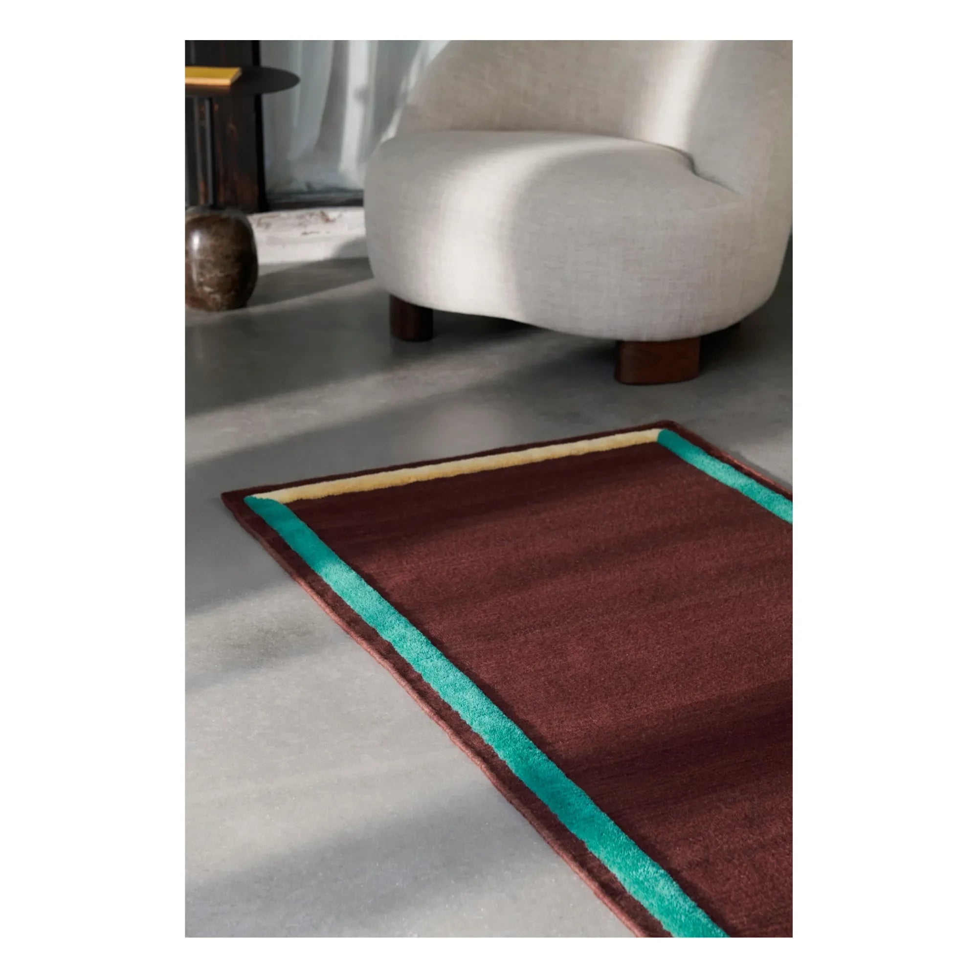 & Tradition - Gerahmter Teppich | Bordeaux