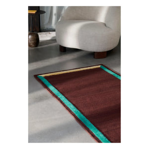 & Tradition - Gerahmter Teppich | Bordeaux