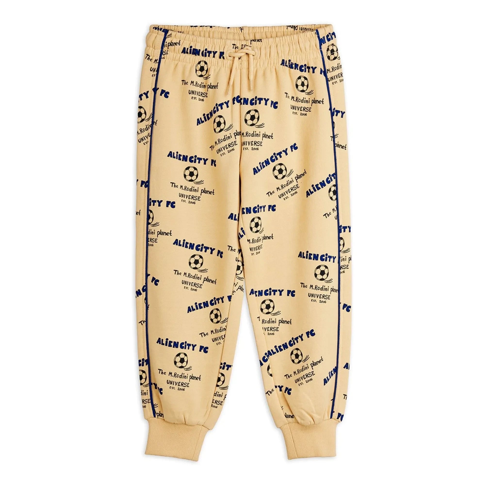 Mini Rodini - Alien City Bio-Baumwoll-Jogginghose | Beige