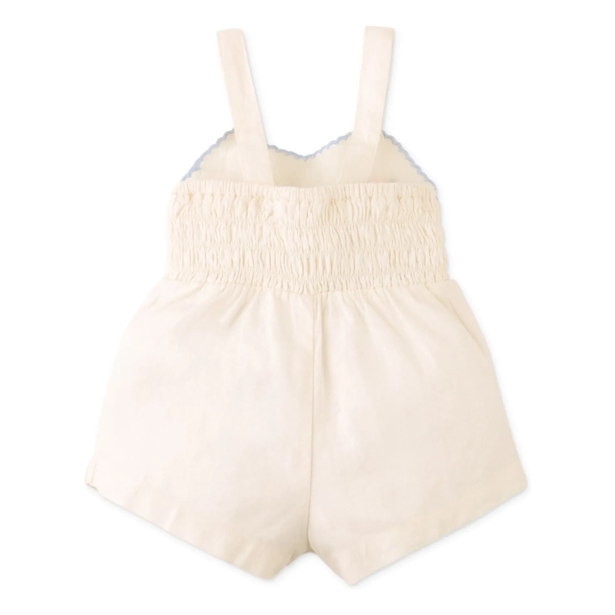 Gingersnaps - Leinen-Genny-Jumpsuit mit Stickerei | Ecru