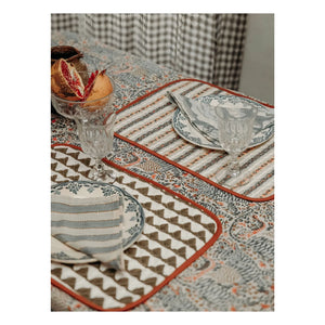 Le Monde Sauvage – London Tischdecke | Blau