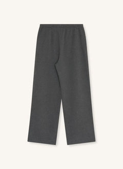 the new society - Baumwoll-Logo-Jogger | Heather grey
