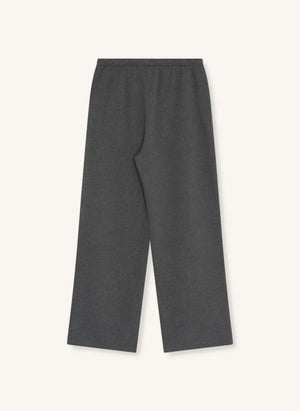 the new society - Baumwoll-Logo-Jogger | Heather grey