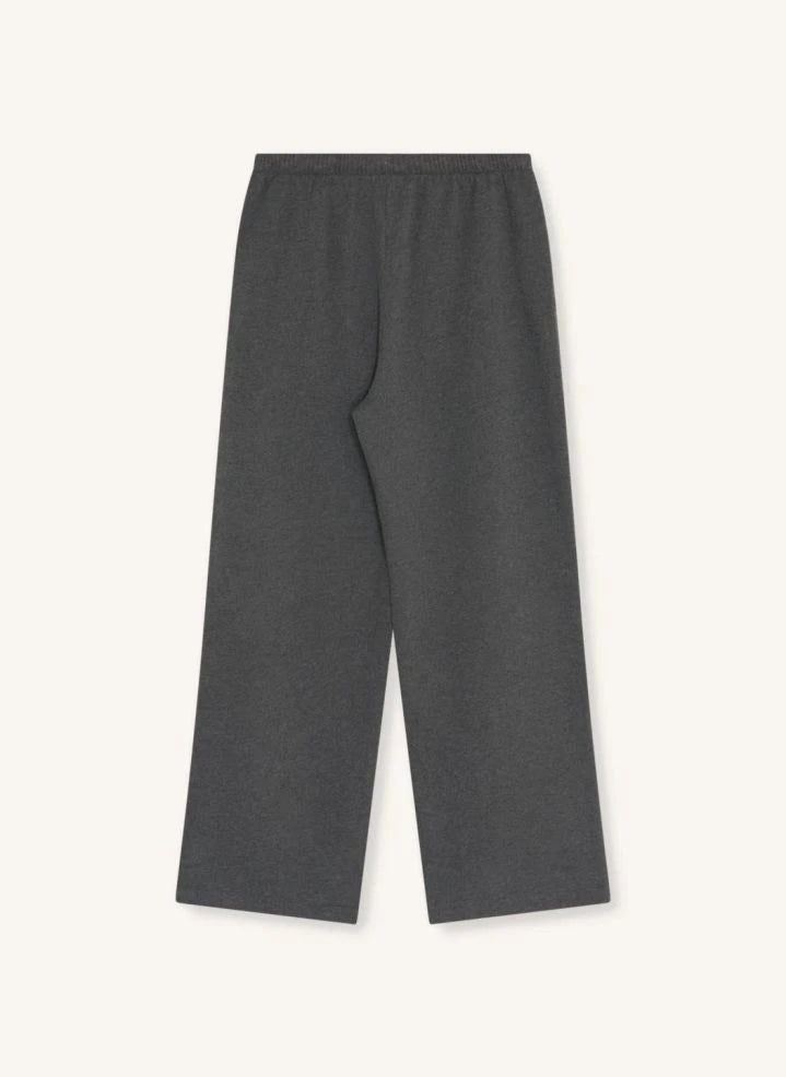 the new society - Baumwoll-Logo-Jogger | Heather grey