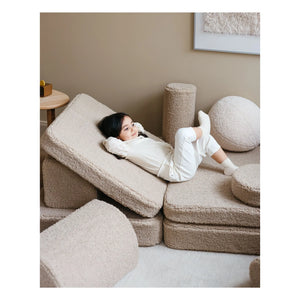 Wigiwama - Modulares Plüschsofa | Beige