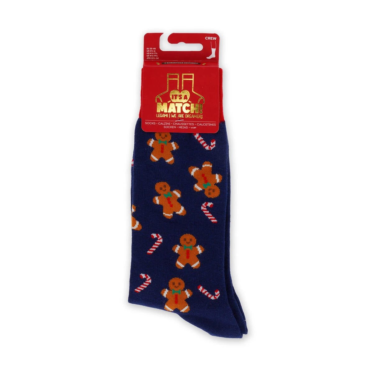 Legami - Mittlere Lebkuchen-Socken für Erwachsene - Perfekte Passform!
