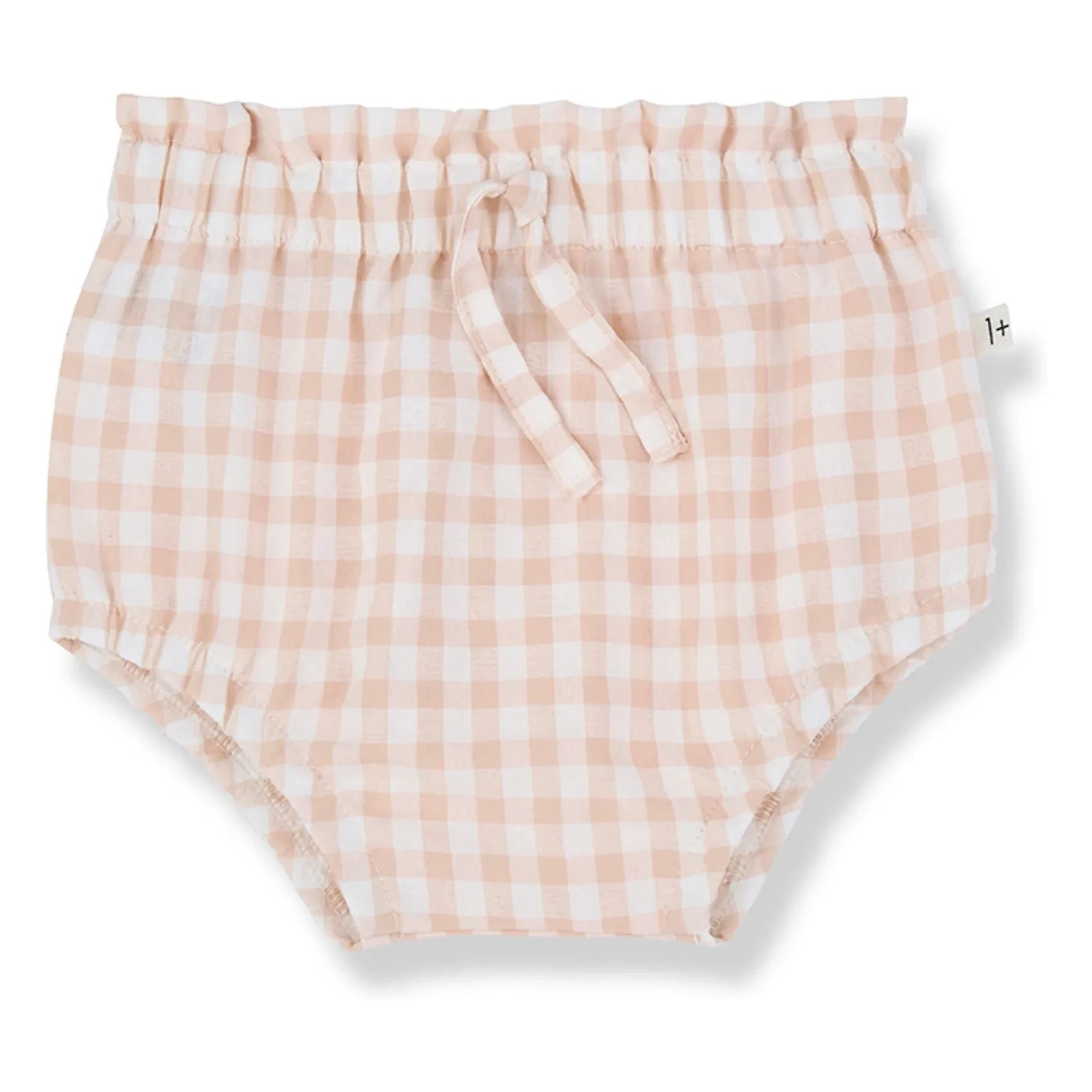 1+ in the family - Bloomer Delos Vichy Seersucker | Beige-Rosa