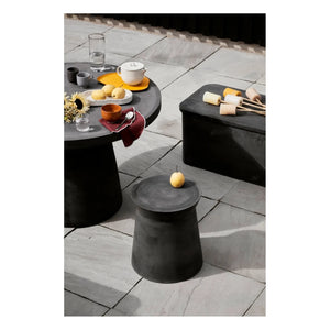 Broste Copenhagen - Fiber Outdoor Aufbewahrungsbank | Carbon