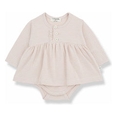 1+ in the family - Ida Bio-Baumwollkleid | Nude