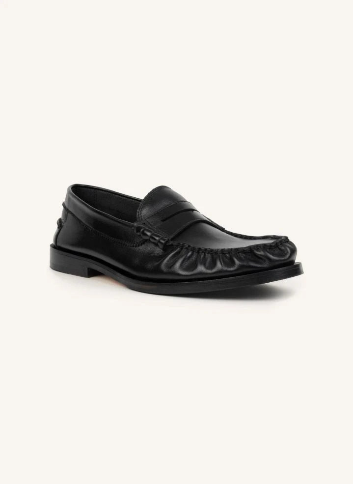Bobbies - Owen Leder Loafers | Schwarz
