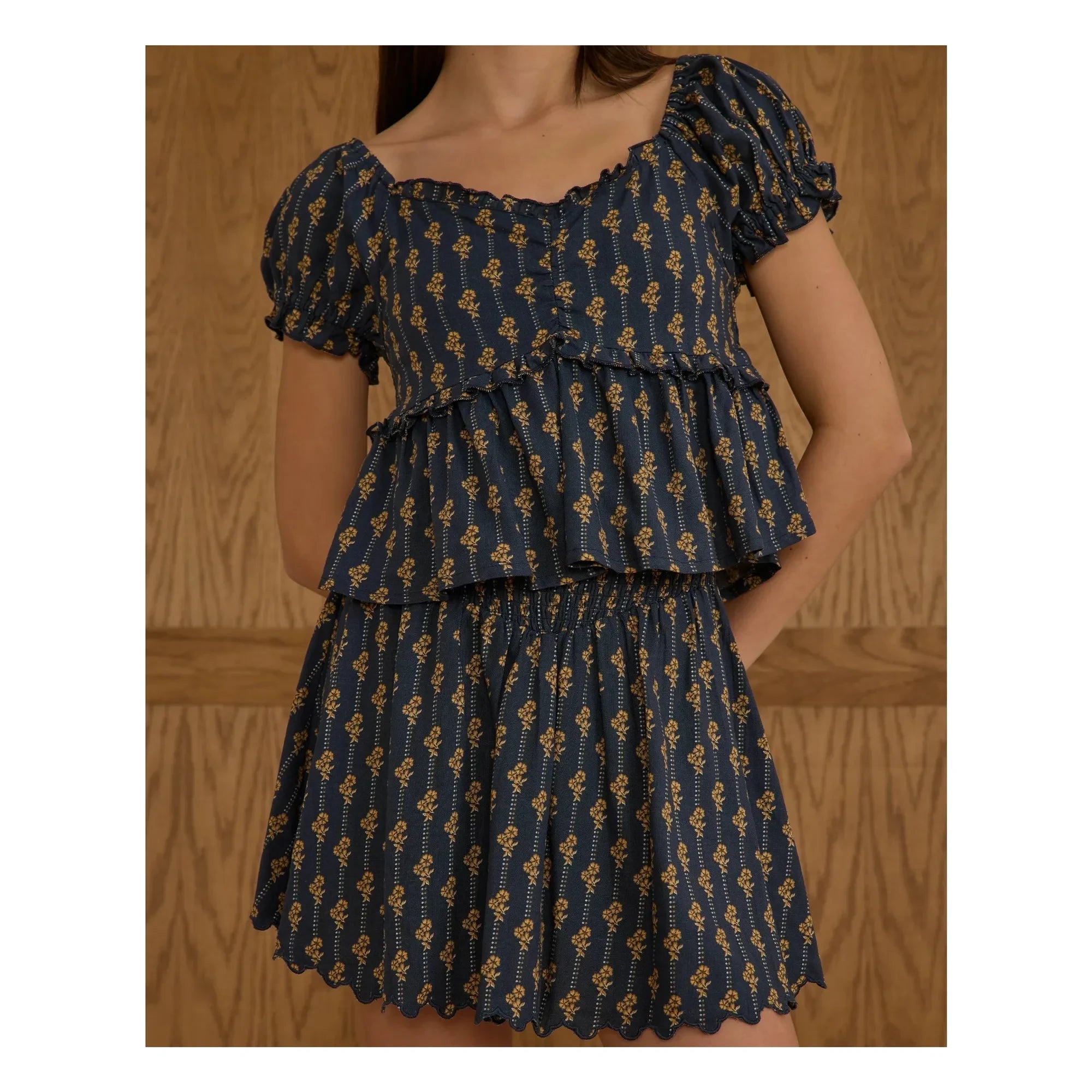 Rylee + Cru - Rock Vintage Bloom | Marineblau