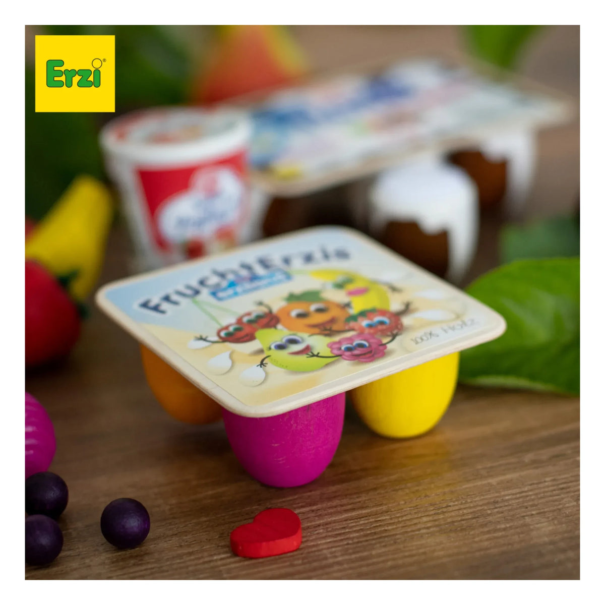 Erzi - 4er Set Fruchtjoghurts