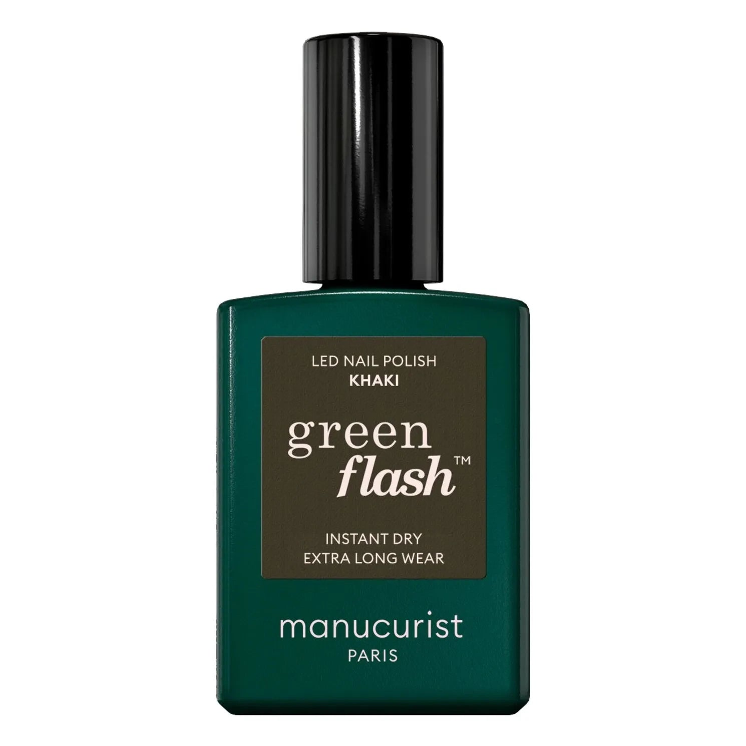 Manucurist - Green Flash Halbpermanenter Nagellack - 15 ml | Khaki