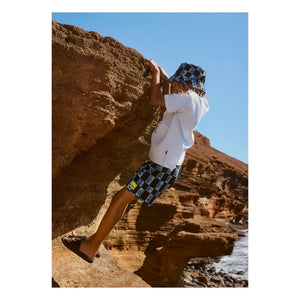 Molo - Niko Smiles Badeshorts aus recycelten Fasern | Blau