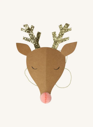 Meri Meri - Lustige Rentier-Weihnachtshüte - 6er Set