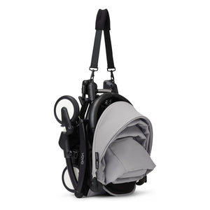 Stokke® - YOYO³ kompletter Kinderwagen 0+ und 6+ Schwarzer Rahmen | Stein