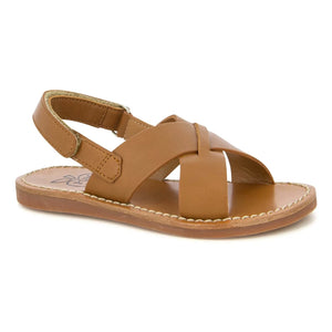 Pom d'Api - Stitch Cross-Sandalen | Braun