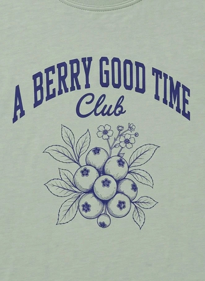 Hundred Pieces - Luna Blueberry T-Shirt | Grün