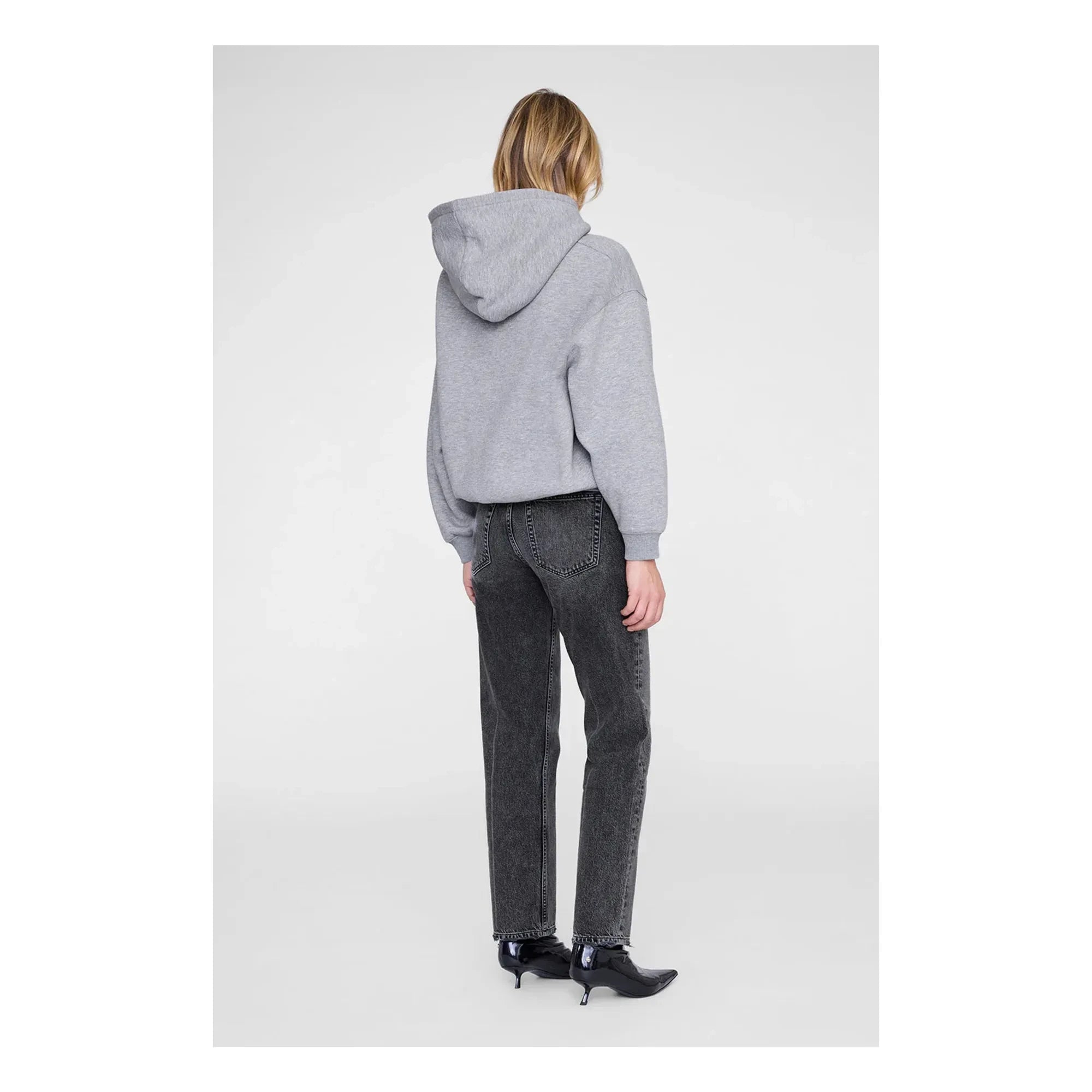 Anine Bing - Jacie Letterman Sweatshirt | Grau meliert
