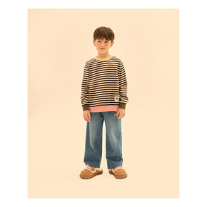 Jelly Mallow - Gestreifter Pullover | Creme