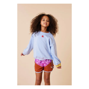 Sticky Lemon – Logo SL Pullover | Blau