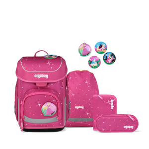 Ergobag - Schulranzen-Set cubo Wonbearcastle