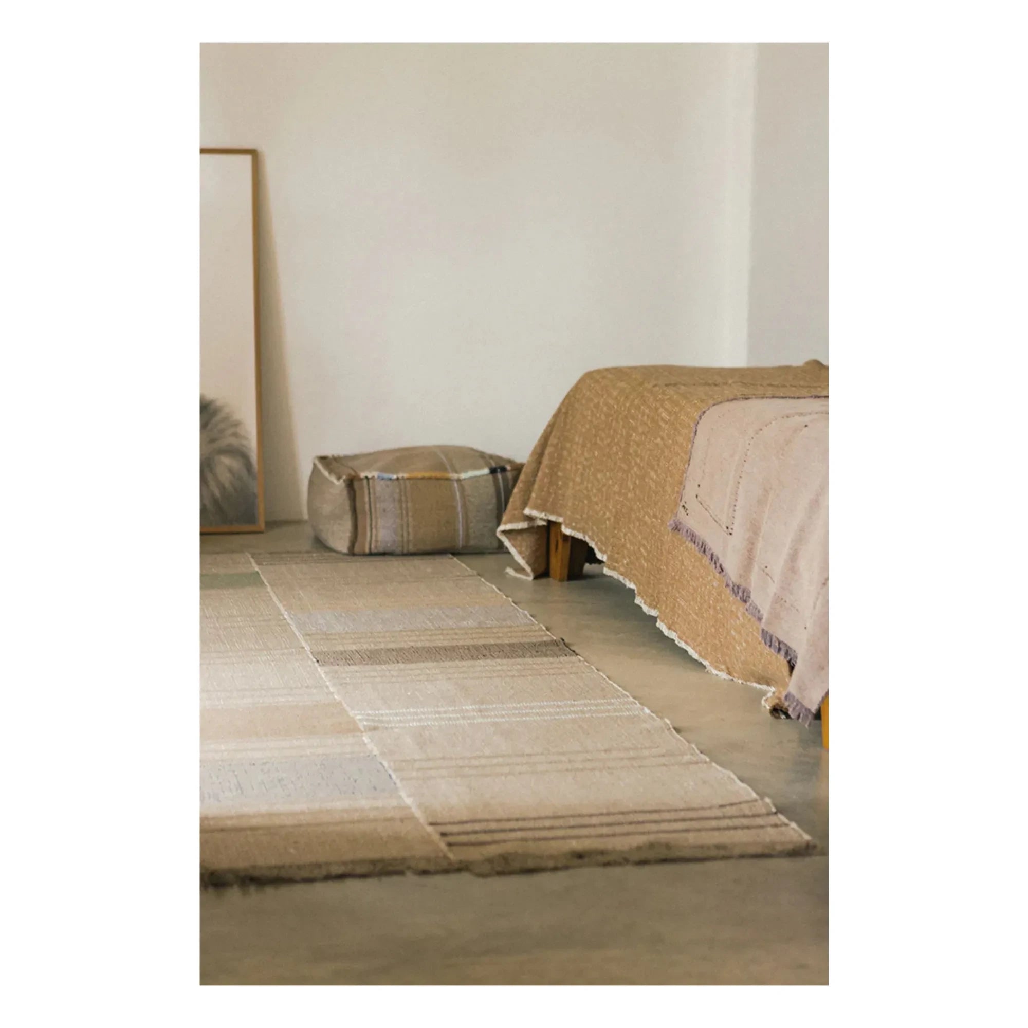 Lorena Canals - Pouf Puebla | Beige