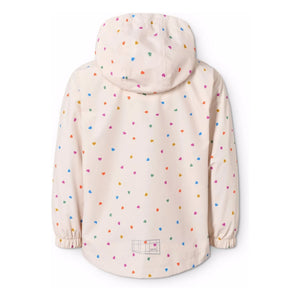 Molo - Waiton Cœurs Regenjacke aus recycelten Fasern | Blassrosa