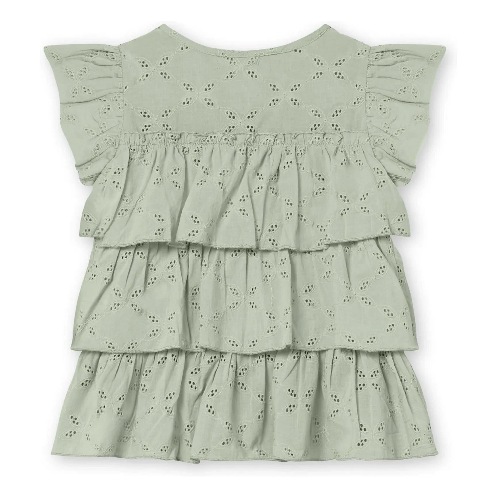 Fliink - Harper Besticktes Top | Hellgrau