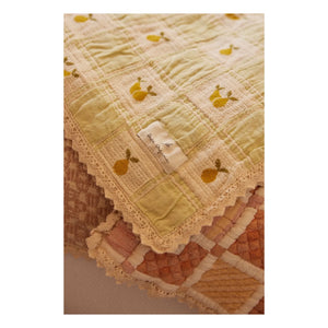 Bebe Organic - Mai Bio-Baumwoll-Patchwork-Decke | Gelb