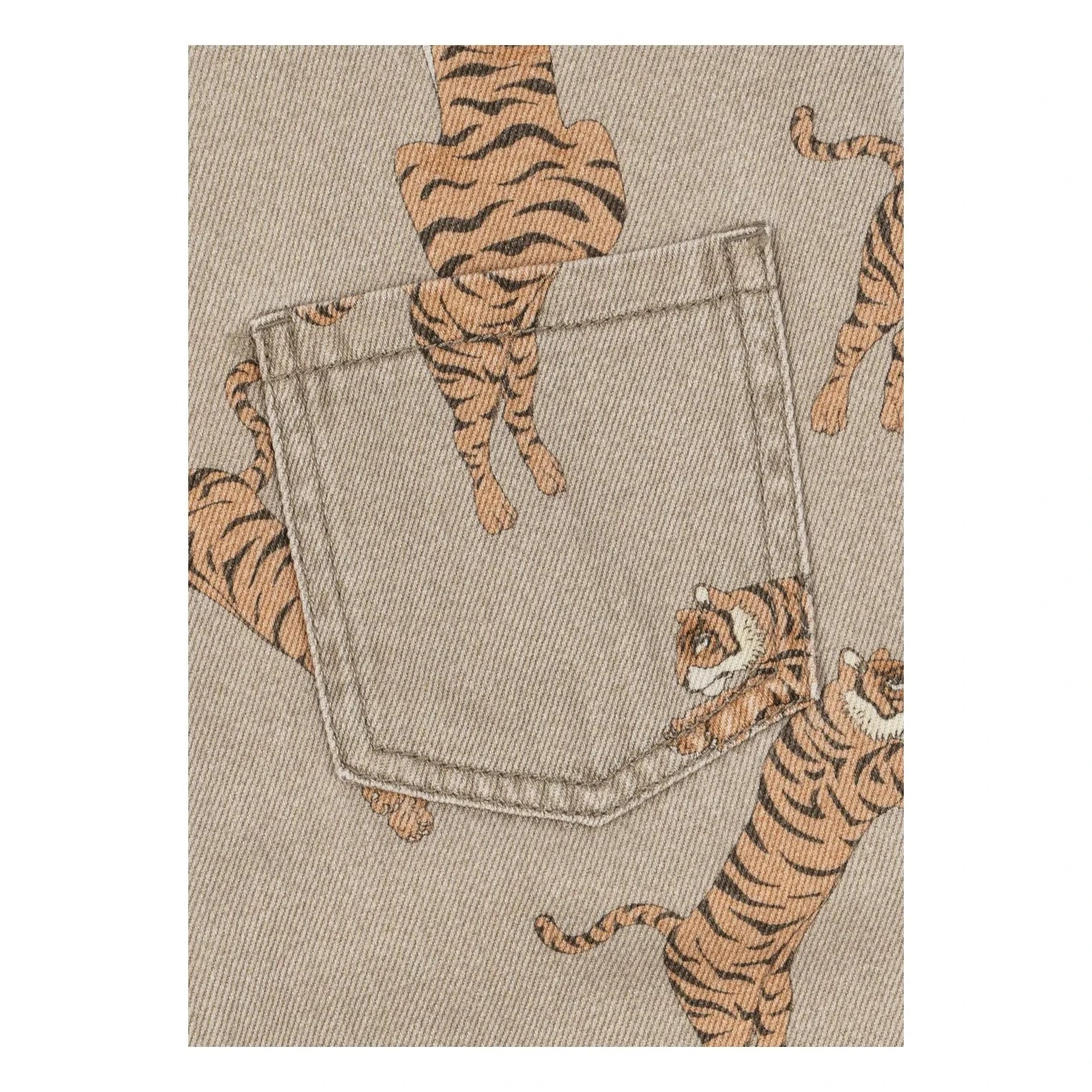 Konges Sløjd - Magot Tigers Organik Pamuk Denim Tulum | Bej