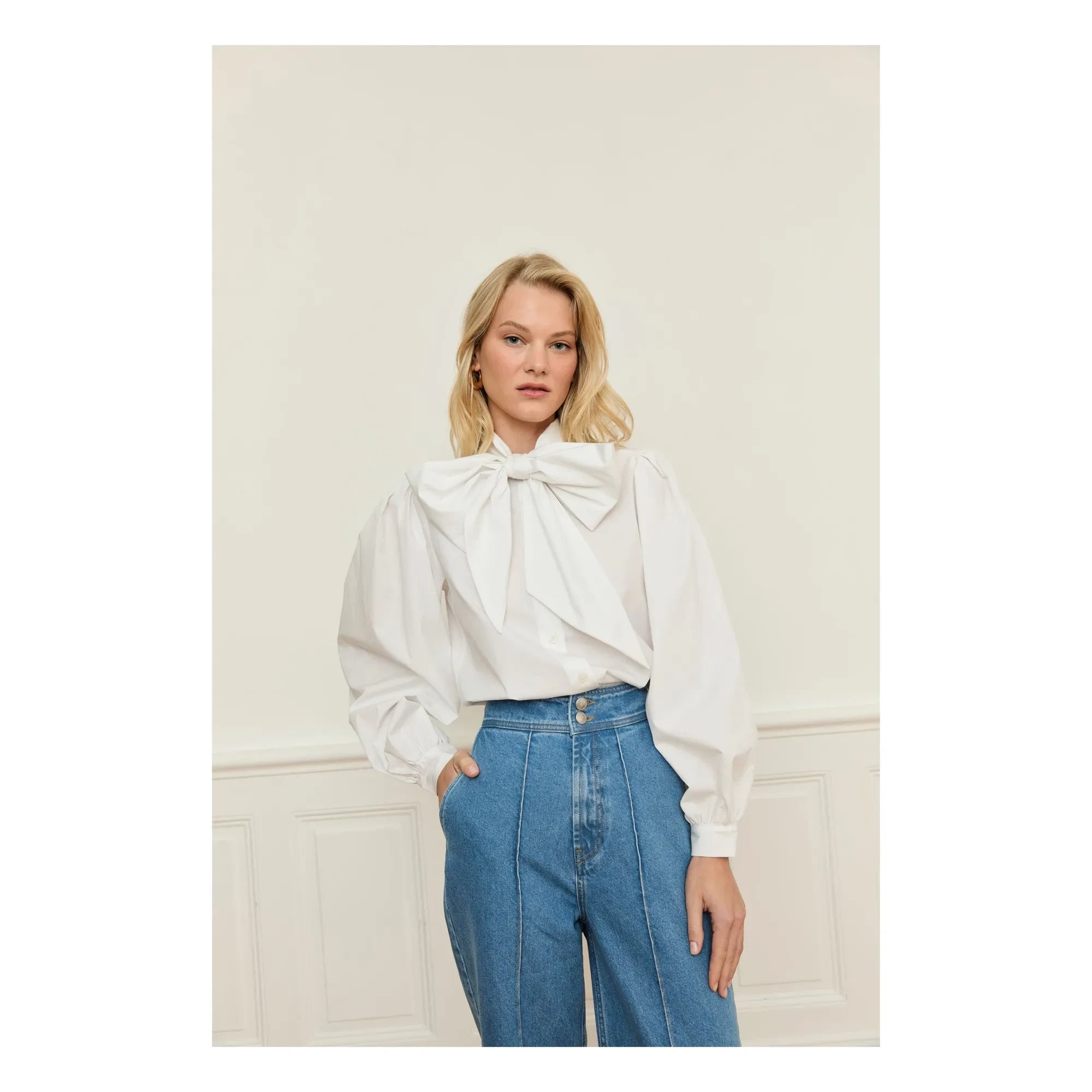 Maria de la Orden - Märchenhafte Bluse | Weiß