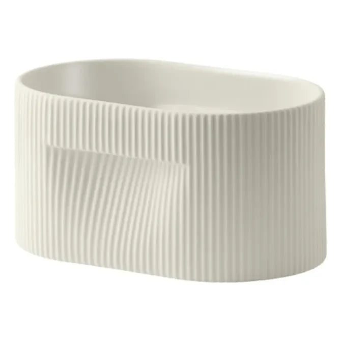 Muuto - Ridge Blumentopf | Gebrochenes Weiß