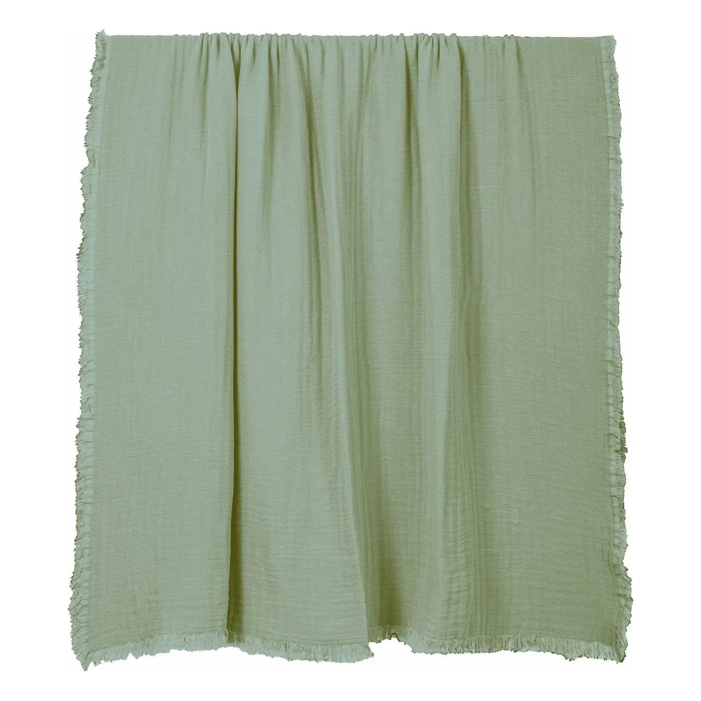 Haomy - Vanly Baumwoll-Voile-Decke | Mandelgrün