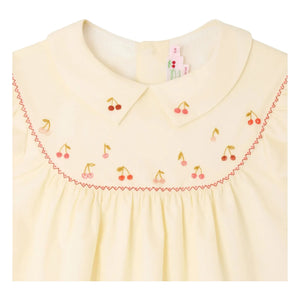 Bonpoint - Lacey-Ann Kleid aus Bio-Baumwolle | Ecru