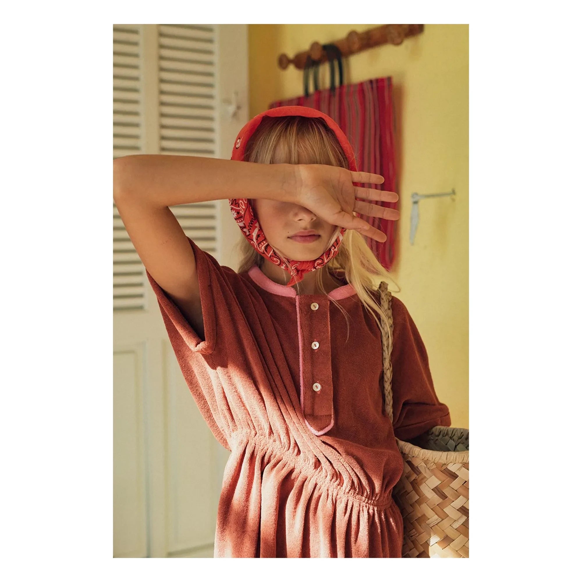 Marlot Paris - Thelma Frottee-Kleid | Ziegelrot
