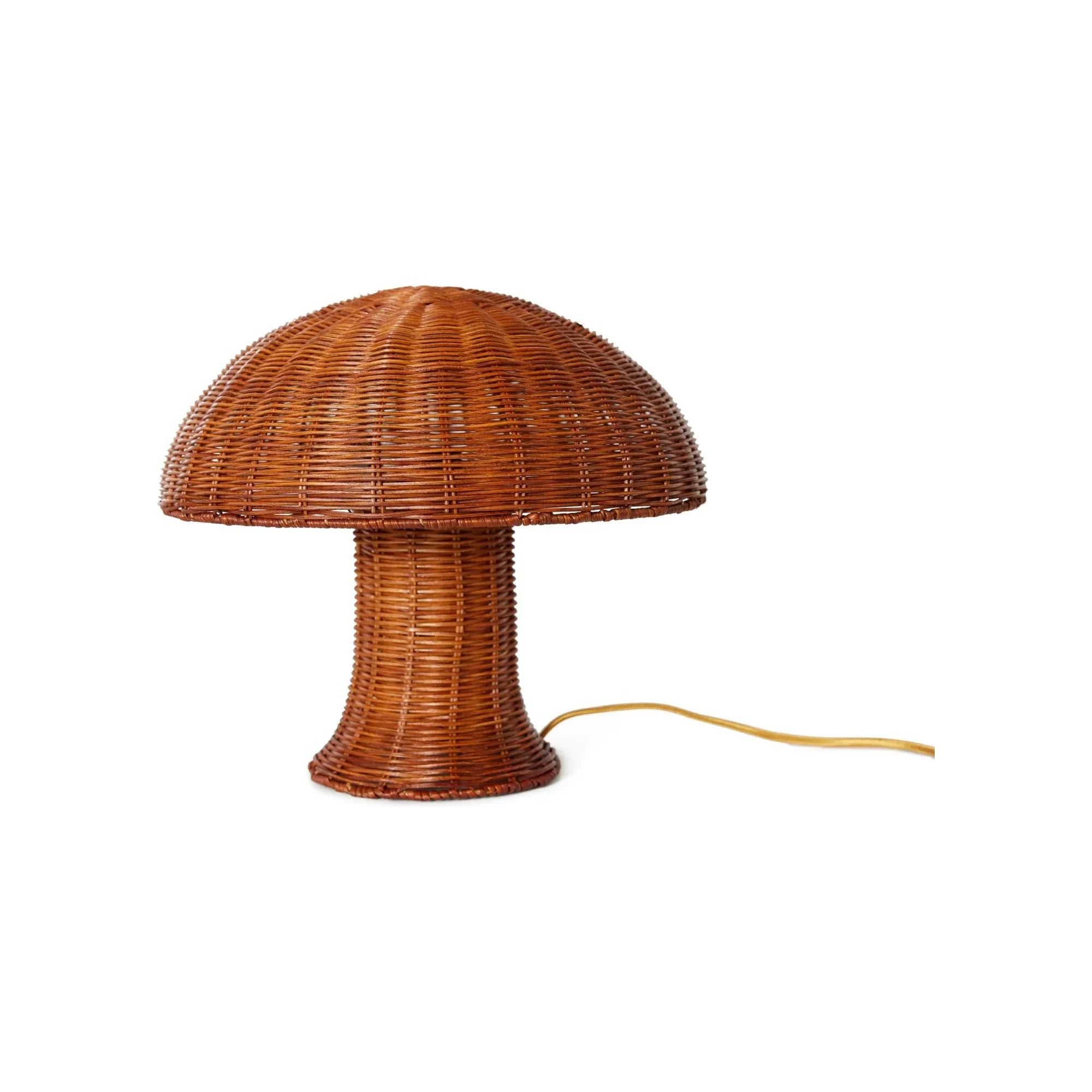 HKliving - Geflochtene Tischlampe