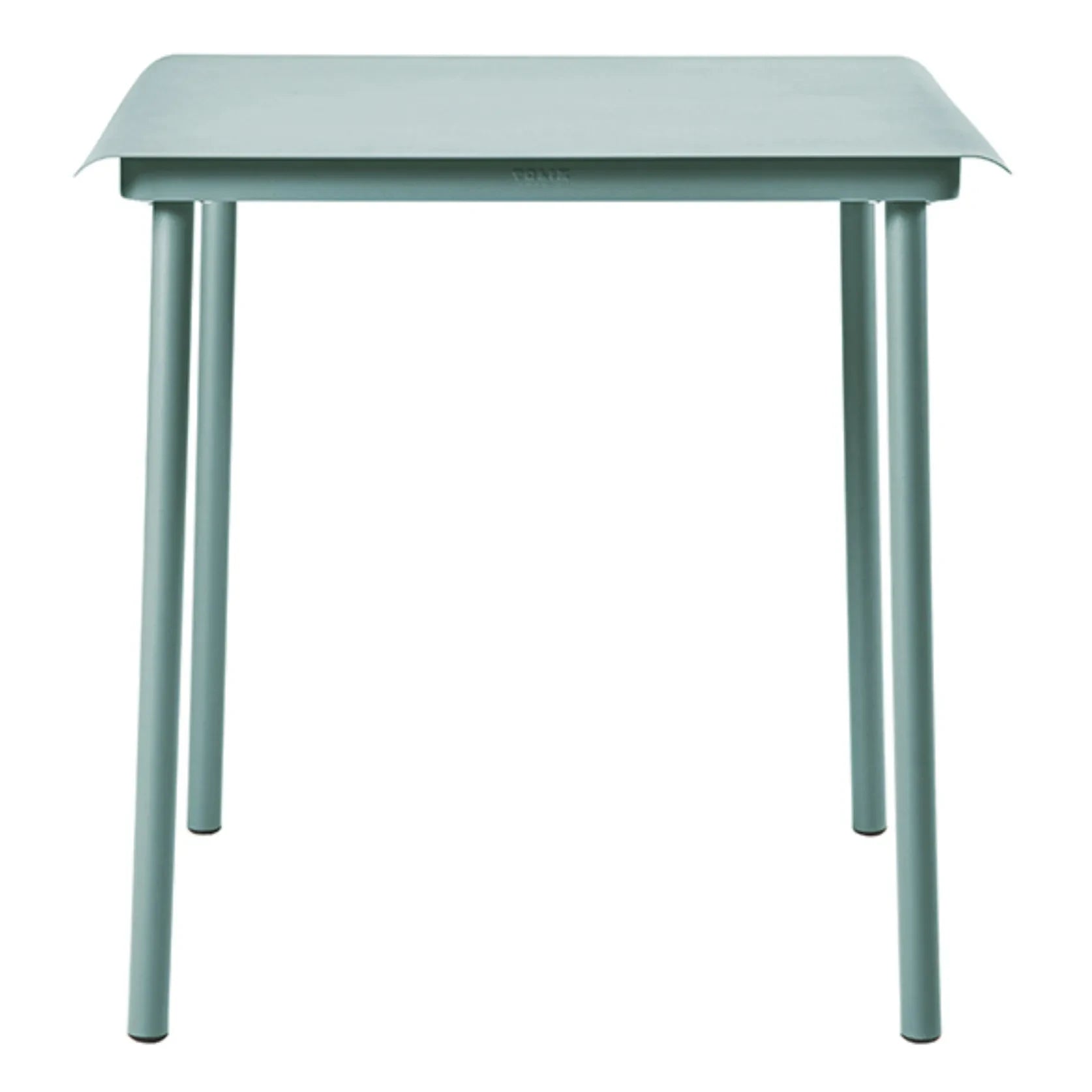 Tolix - Edelstahl-Beistelltisch für den Außenbereich 75 x 75 cm | Vert Lichen