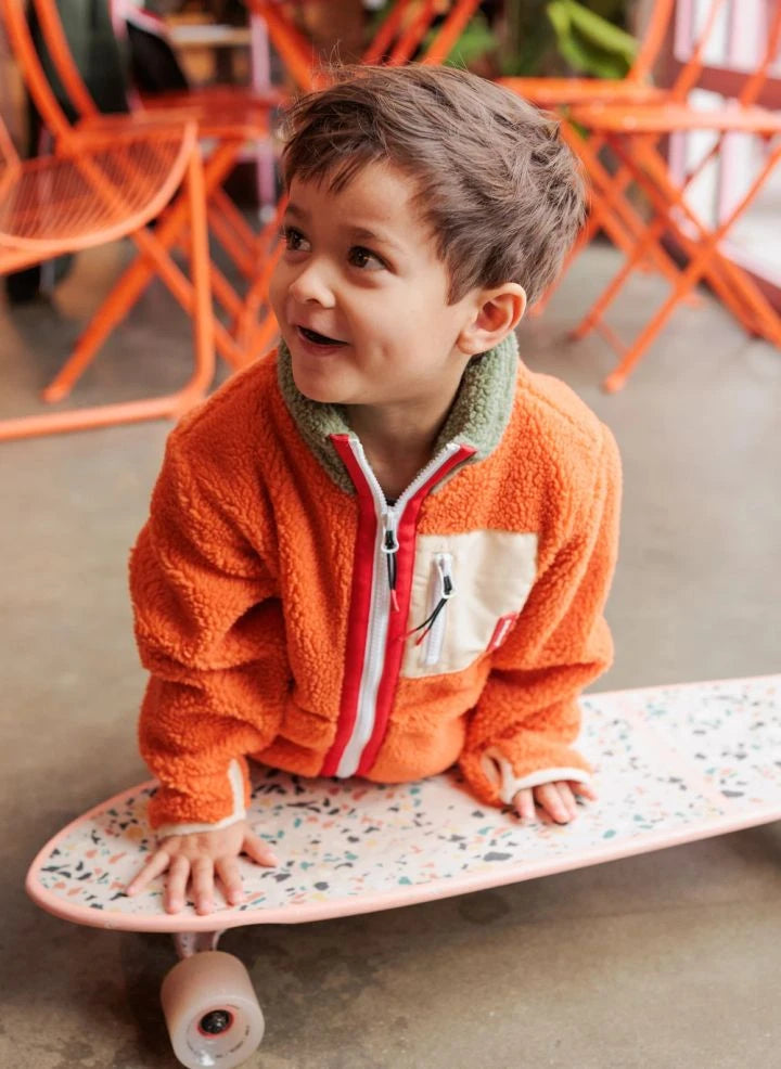 Hallo Hossy - Polar Fleecejacke | Orange