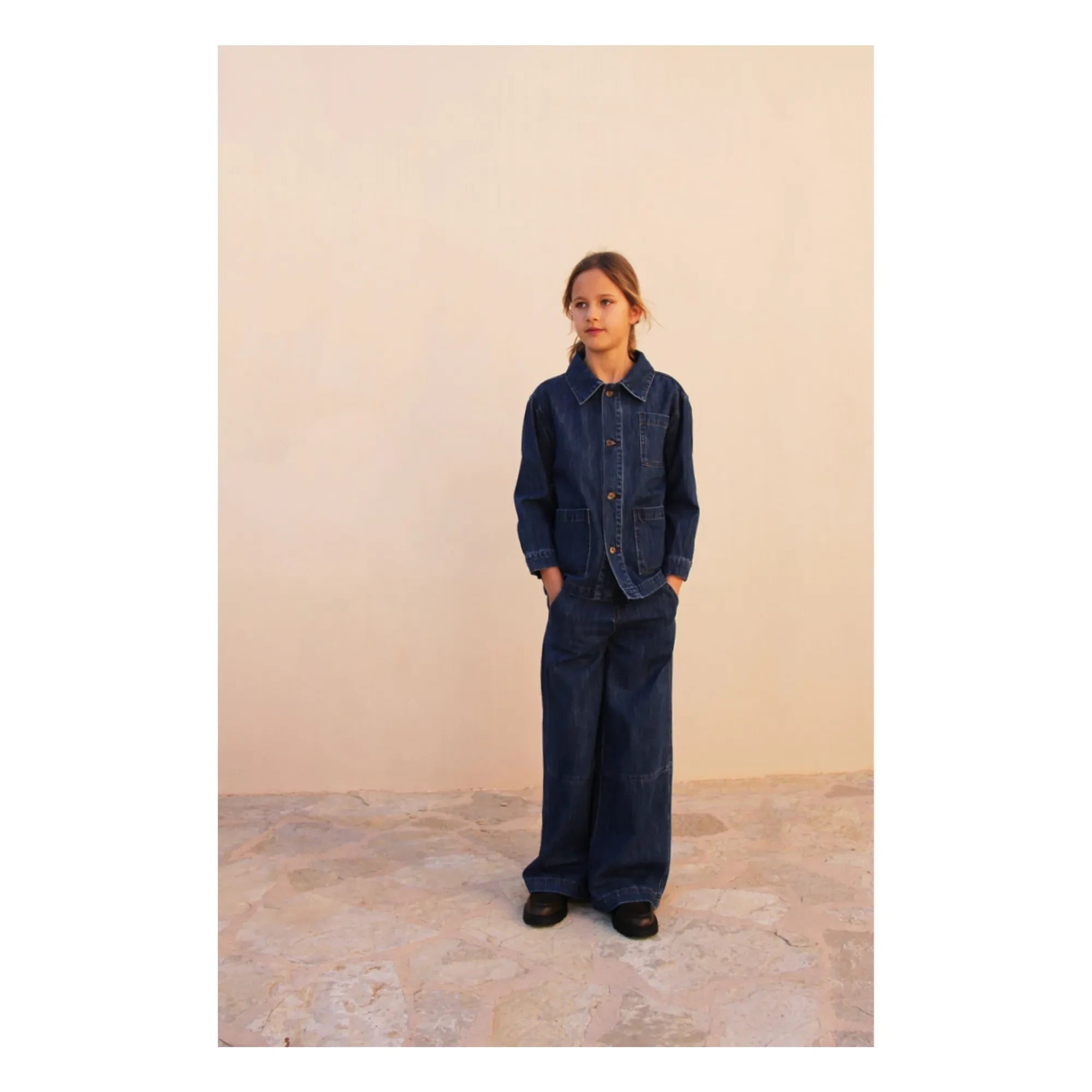 Longlivethequeen - Jeansjacke mit Taschen | Denim brut