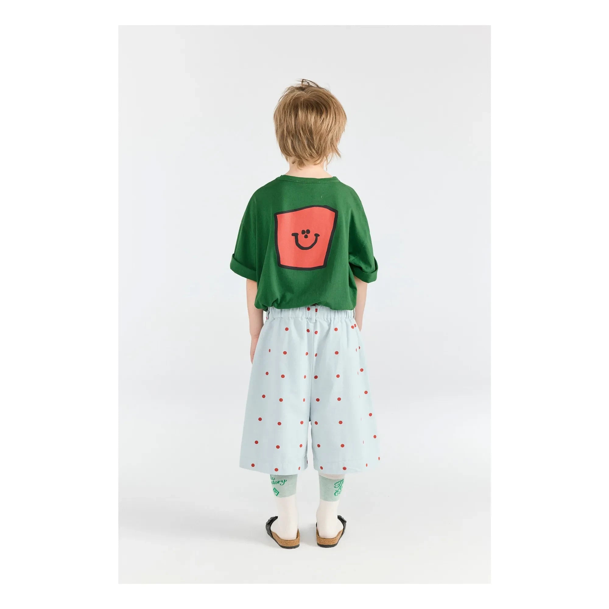 The Animals Observatory - Collie Sourire T-Shirt Bio-Baumwolle | Chromgrün