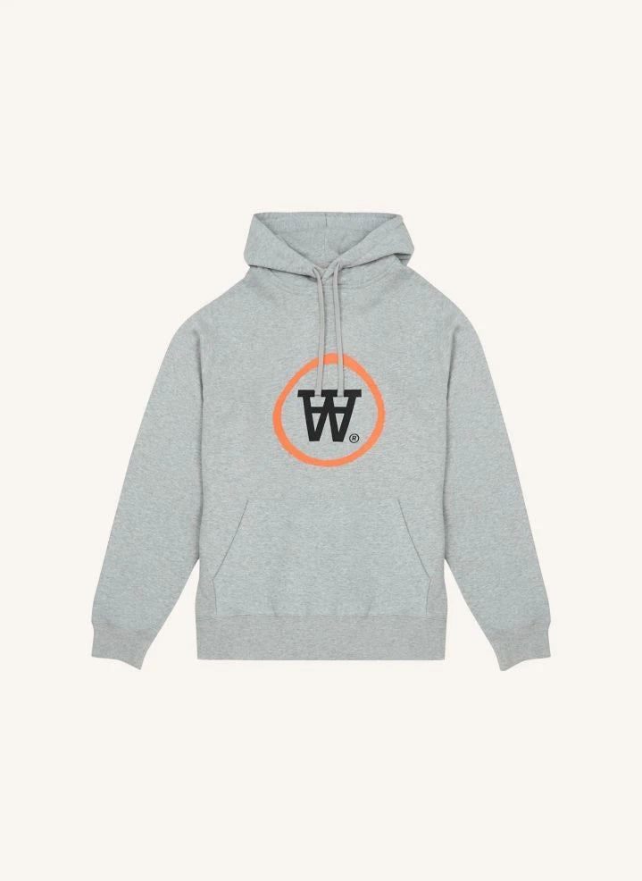 Wood Wood - Ian Organische Baumwoll Kapuzen-Sweatshirt - Erwachsenen-Kollektion | Grau