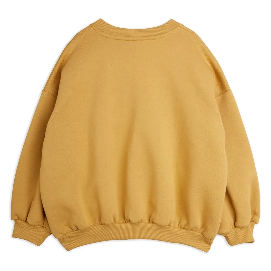 Mini Rodini - Organik Pamuk Fare Baskılı Sweatshirt | Bej