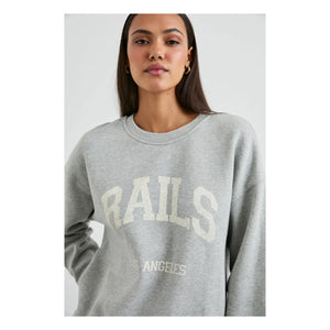 Rails - Sweatshirt The Varsity | Heather Grau