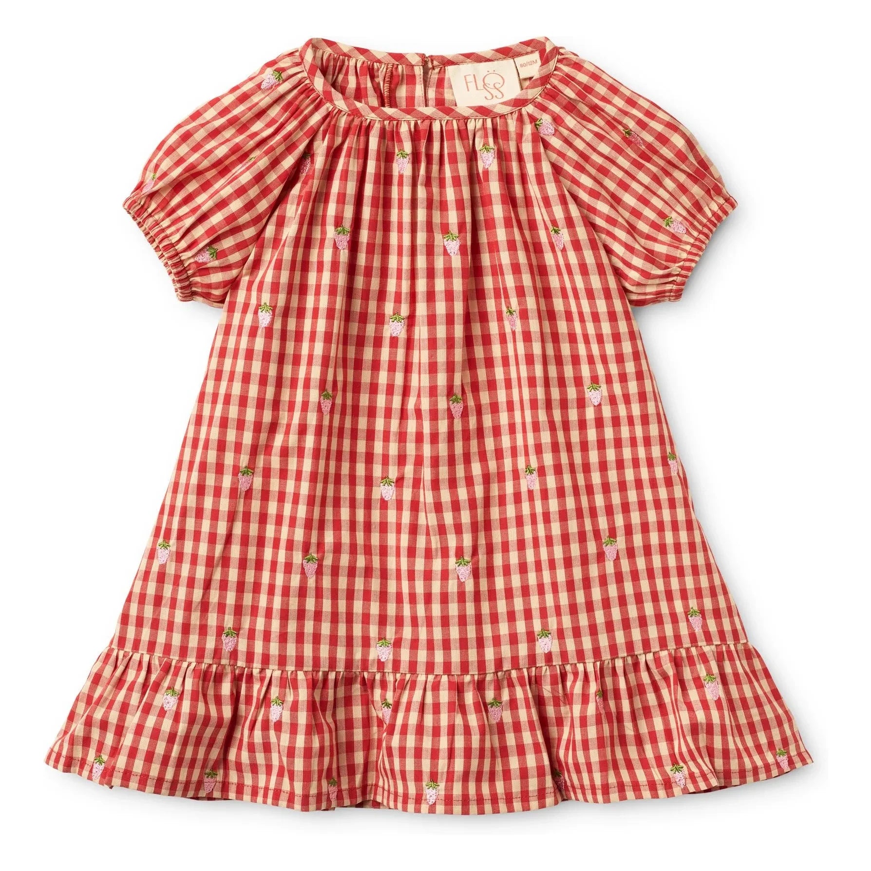 Flöss - Molly Gingham Kleid | Rot
