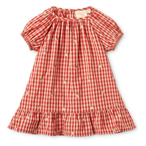 Flöss - Molly Gingham Kleid | Rot